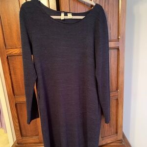 Anthropologie MOTH fun navy blue sweater dress
